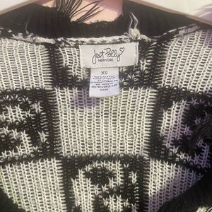 Black and White Women's Sweater